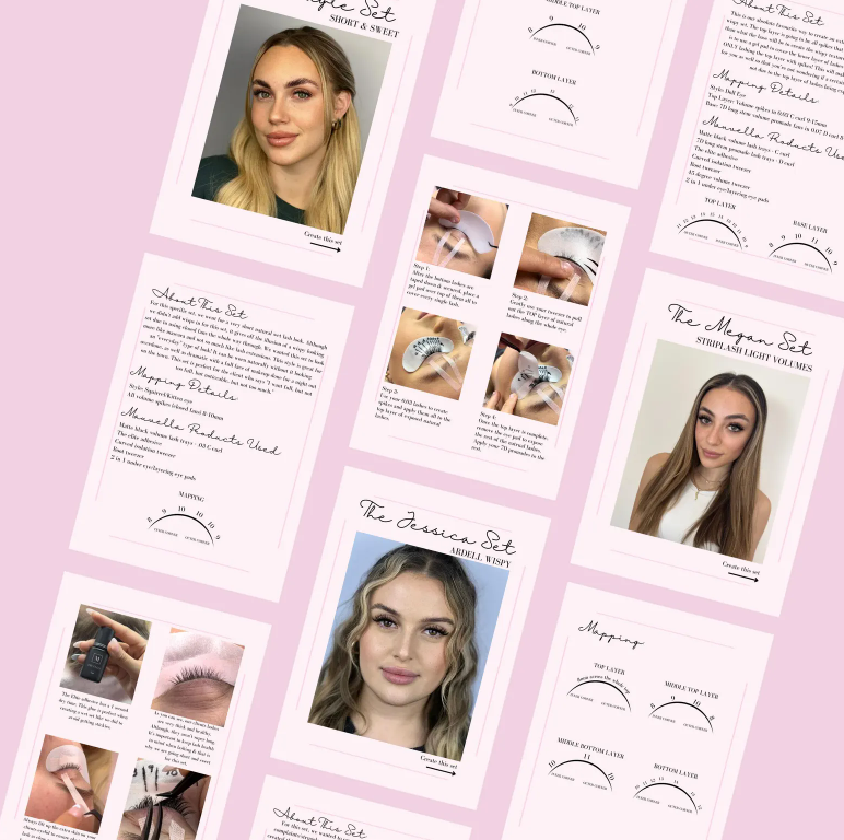 3 Lash E-Book Bundle, Editable/Resellable